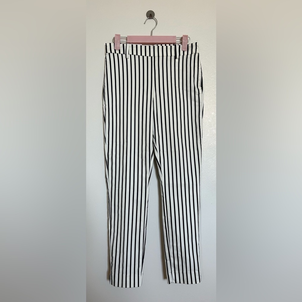 NWT Black and White Striped Pants